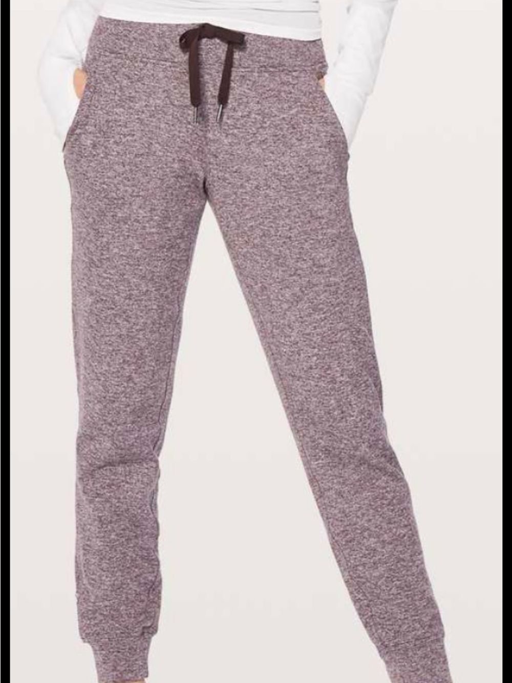 UGG Women’s Heather Mauve Drawstring Jogger Pants